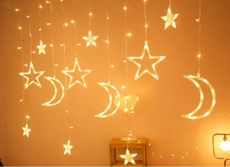 Moon & Star Ramadan Lights: Design 1 - Hadiya NG's Bestseller